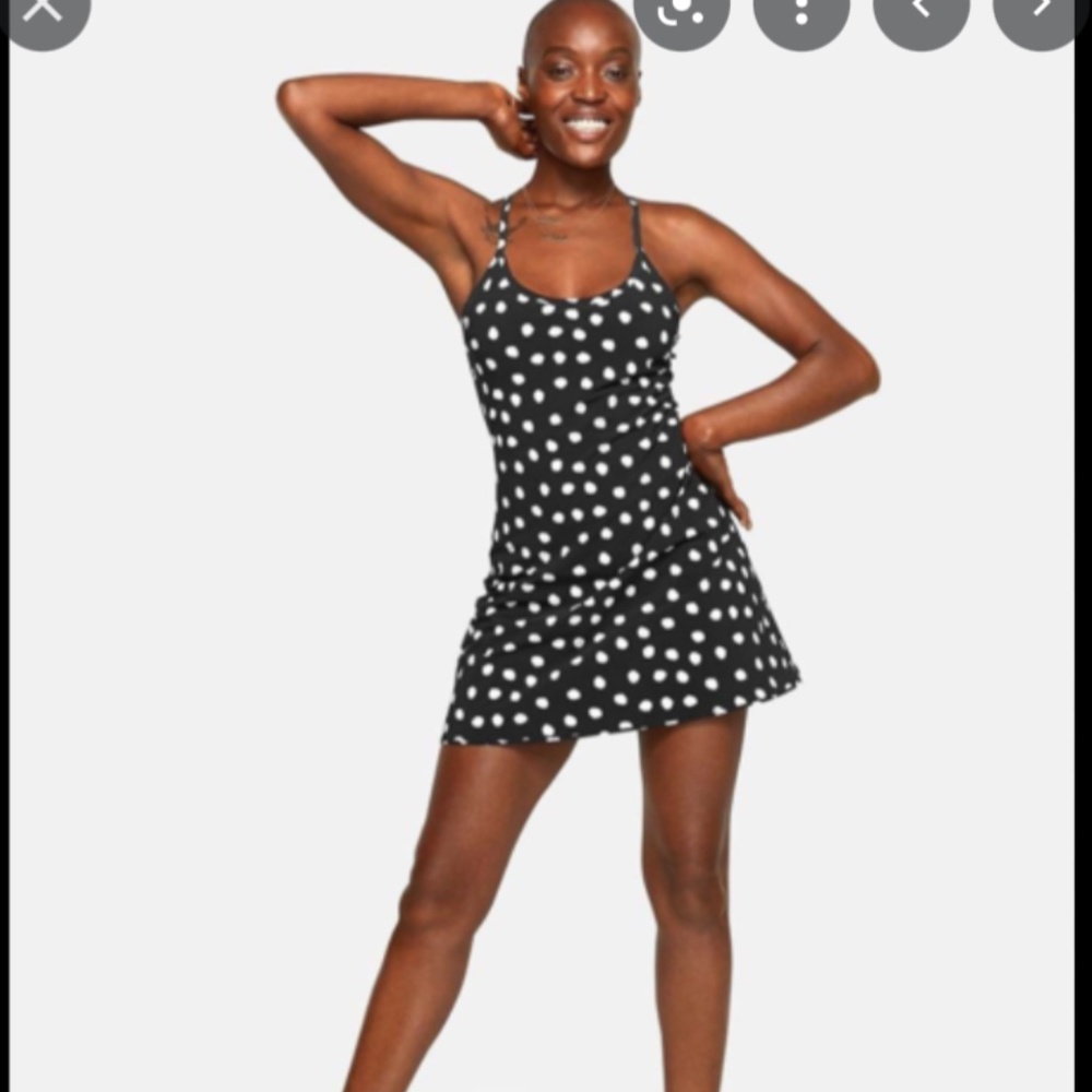 Outdoor Voices Polka Dot Exercise Dress